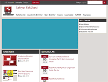 Tablet Screenshot of ilahiyat.firat.edu.tr